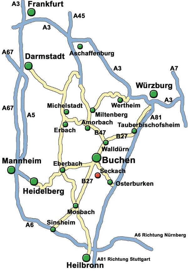 Anreise Buchen Karte